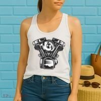 Motorcycle Motor Women's Tank Top thumb 2