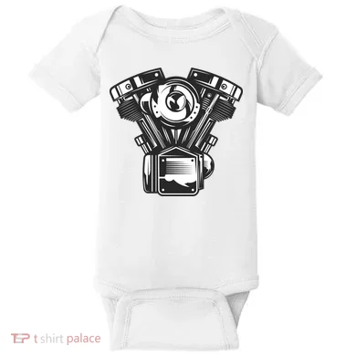 Motorcycle Motor Baby Bodysuit