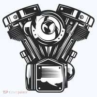Motorcycle Motor Golf Towel thumb 3