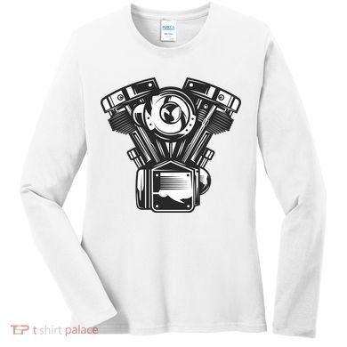 Motorcycle Motor Women's Long Sleeve Shirt