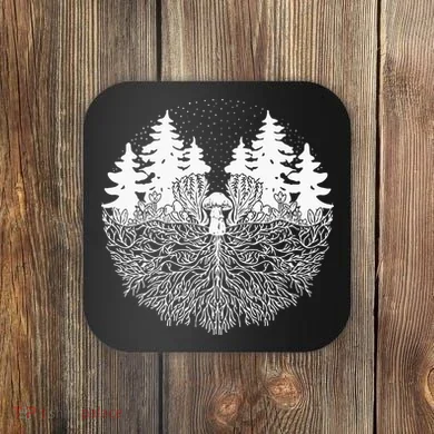Mycelium Mushroom Coaster