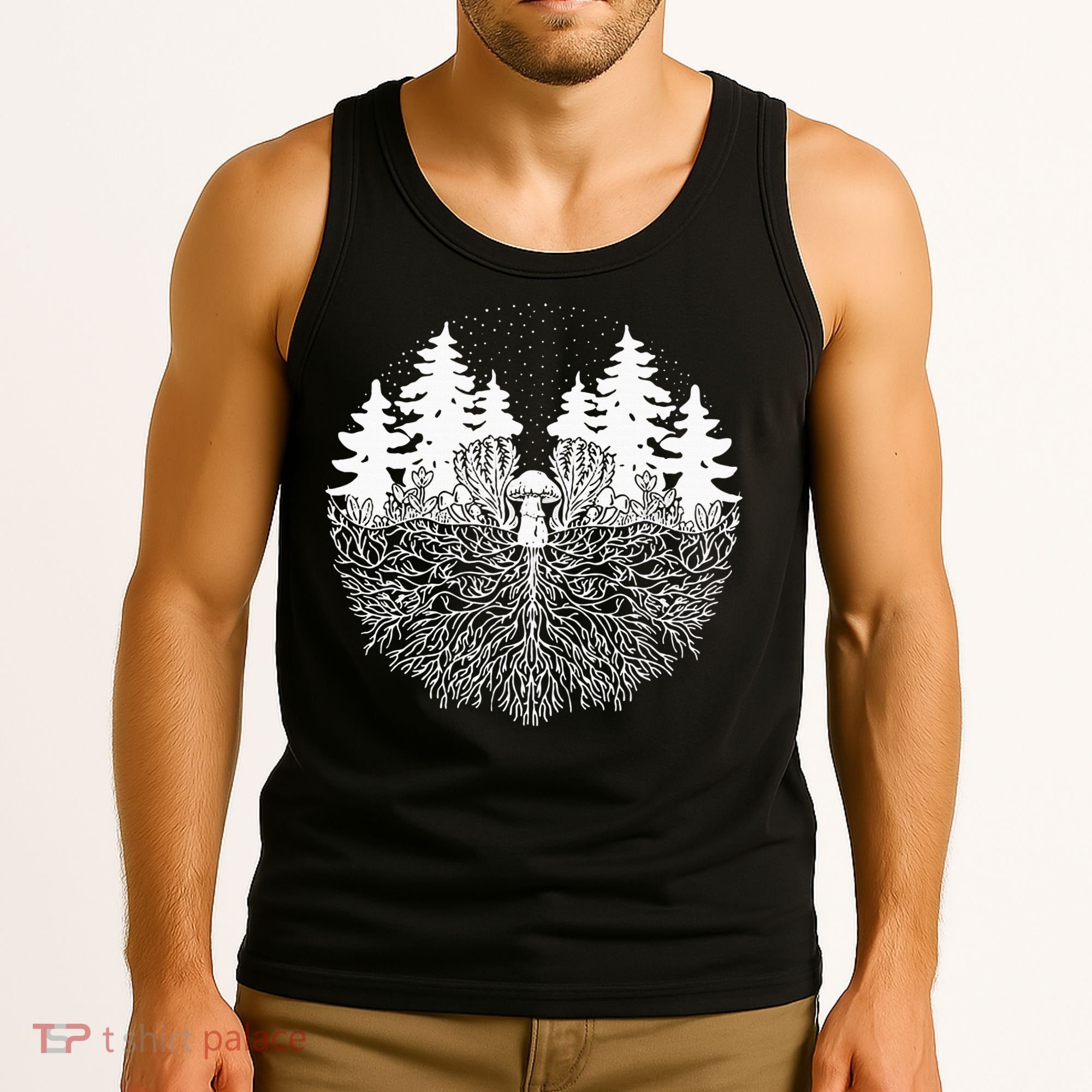 Mycelium Mushroom Tank Top