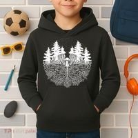 Mycelium Mushroom Kids Hoodie thumb 2