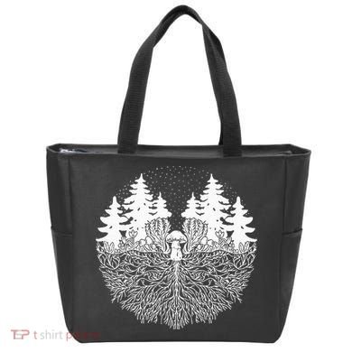 Mycelium Mushroom Tote Bag