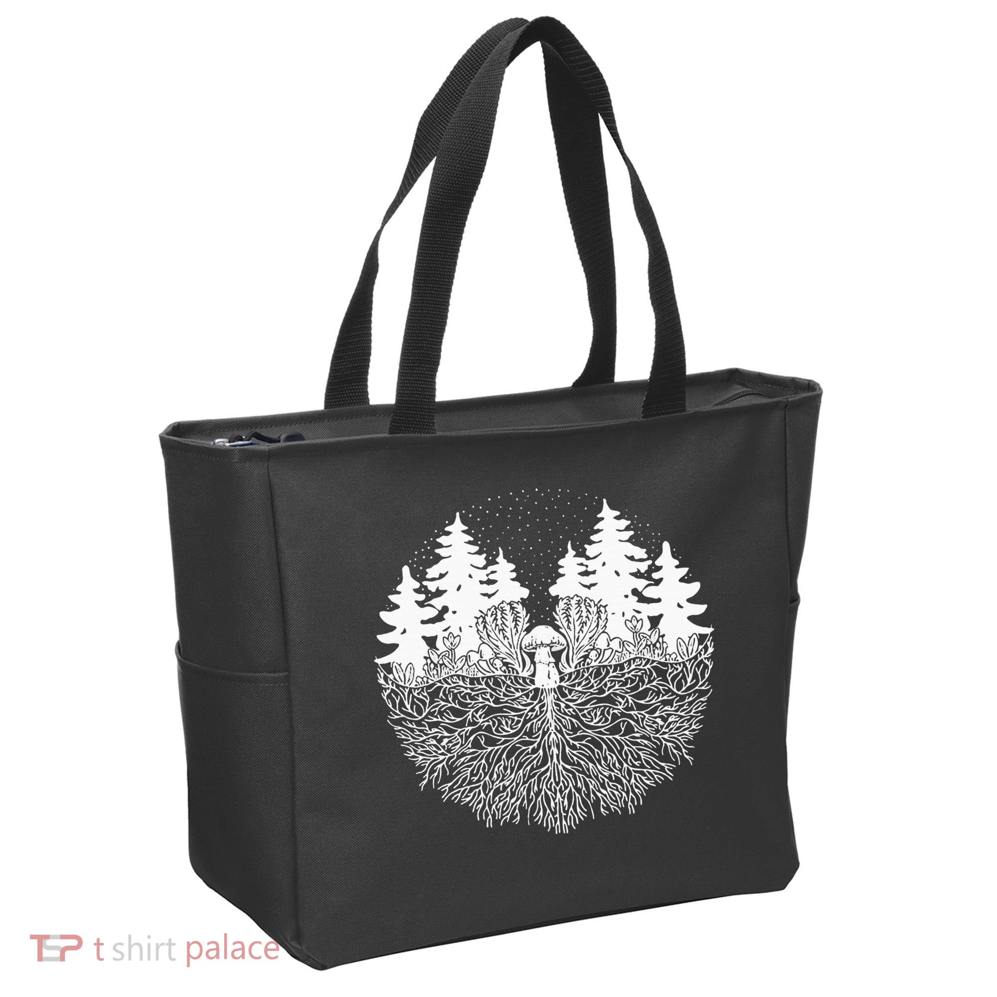 Mycelium Mushroom Tote Bag