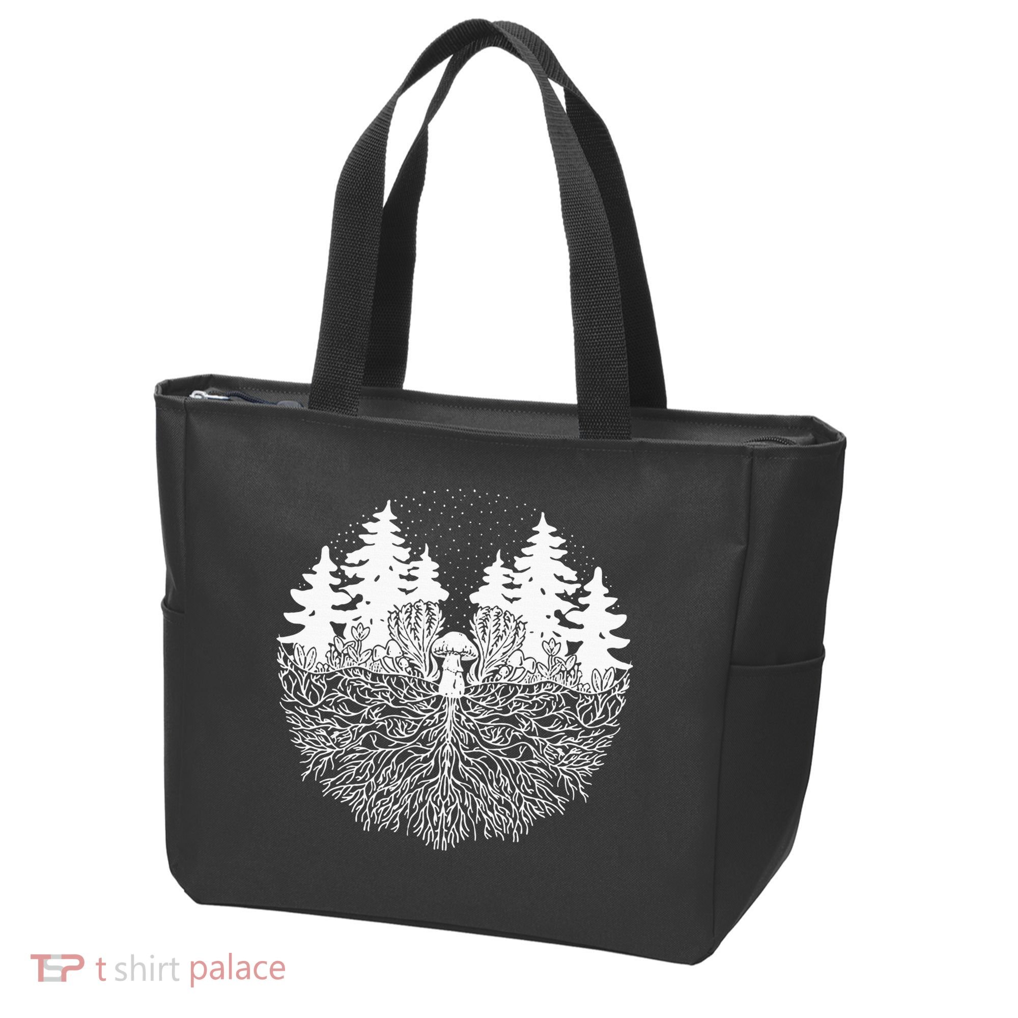 Mycelium Mushroom Tote Bag