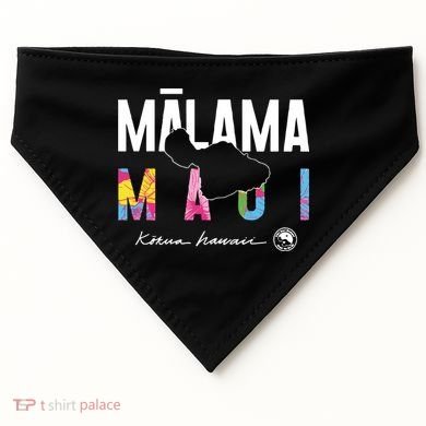 Malama Maui USA-Made Doggie Bandana