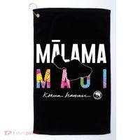 Malama Maui Golf Towel thumb 0