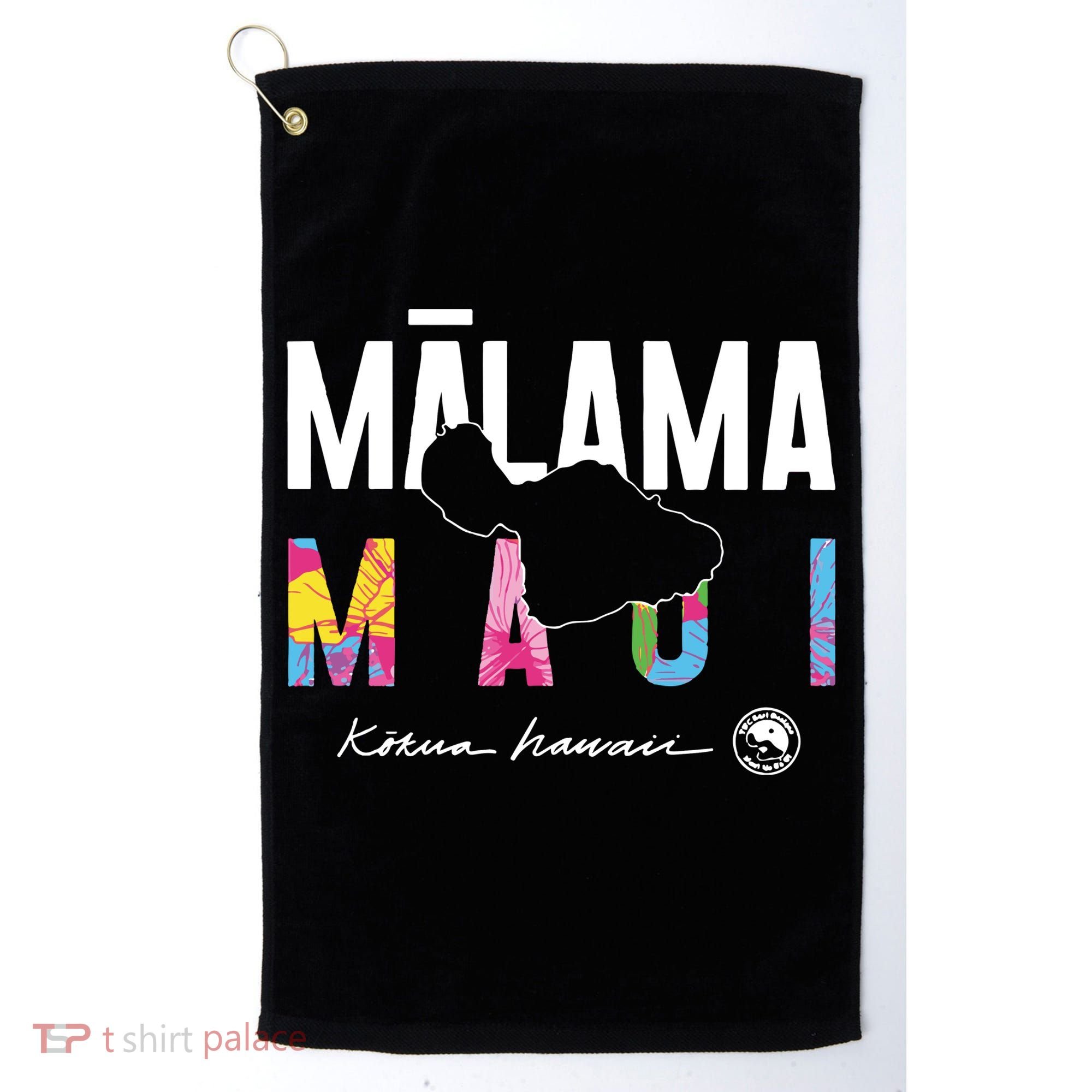 Malama Maui Golf Towel