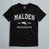 Malden Massachusetts Ma Vintage Sports T-Shirt thumb 5