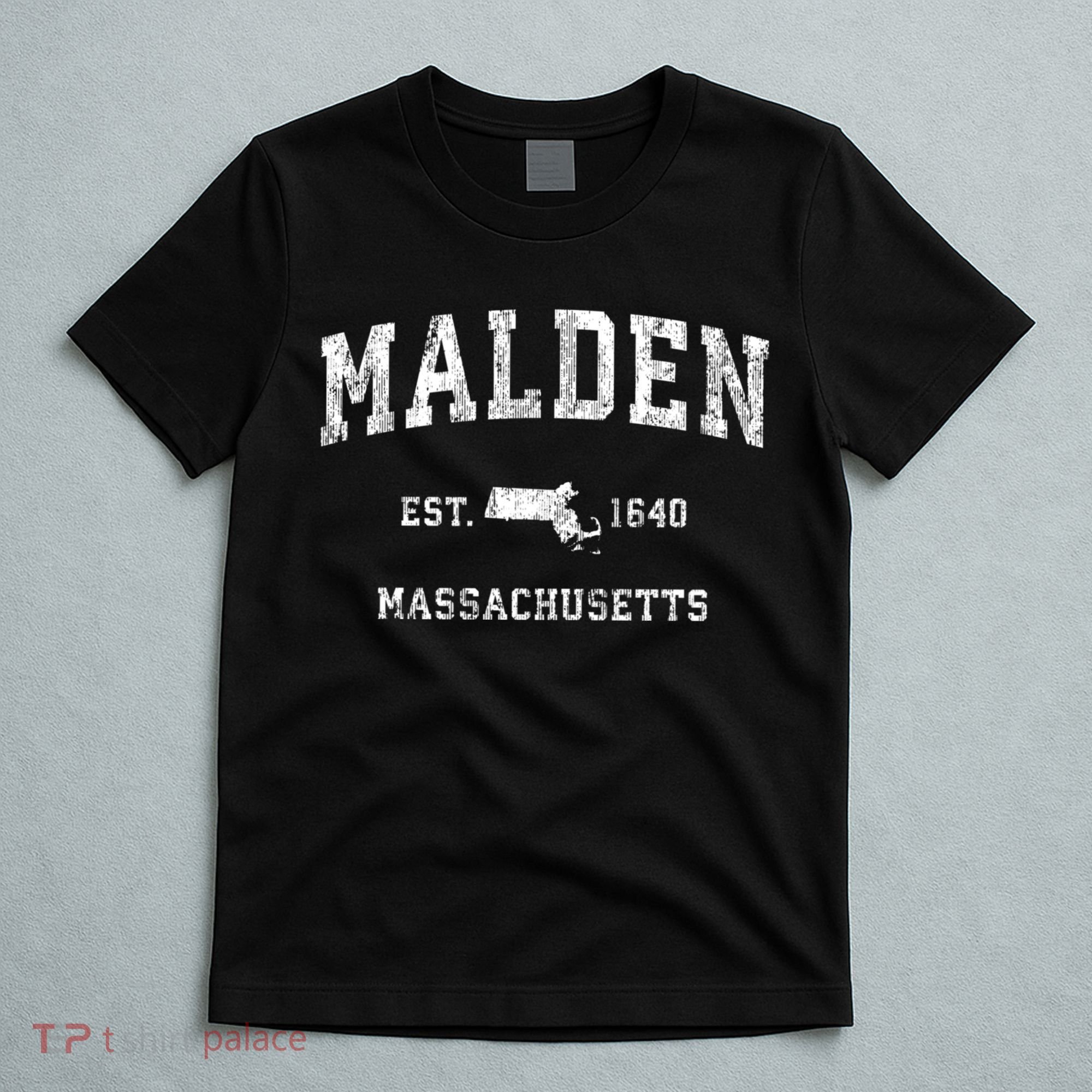 Malden Massachusetts Ma Vintage Sports T-Shirt