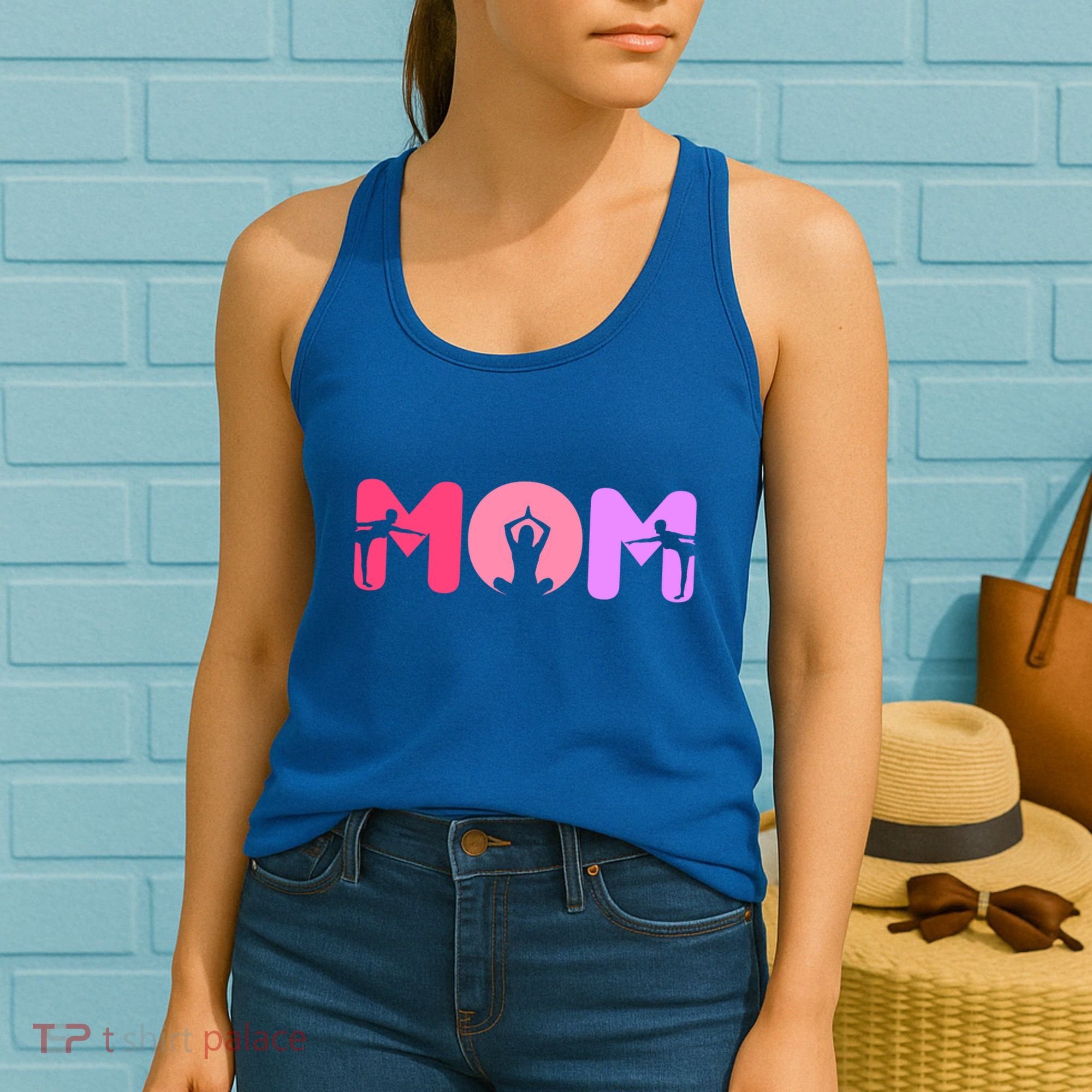 Mom Mother Meditation Wellness Yoga Gift Women's Tank Top