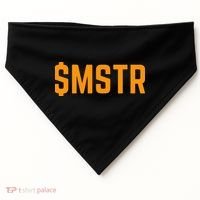 Microstrategy $Mstr Michael Saylor Bitcoin USA-Made Doggie Bandana thumb 0