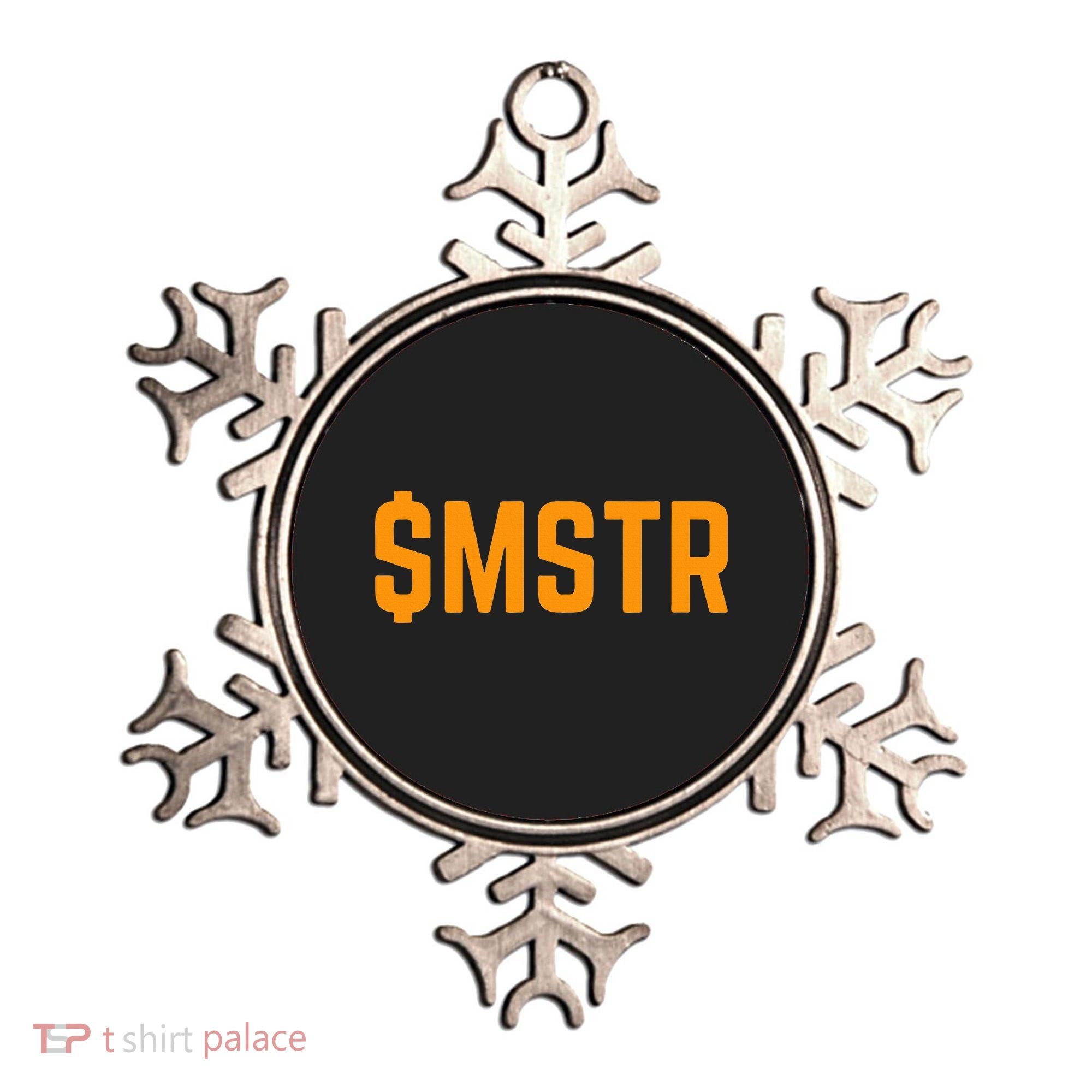 Microstrategy $Mstr Michael Saylor Bitcoin Ornament