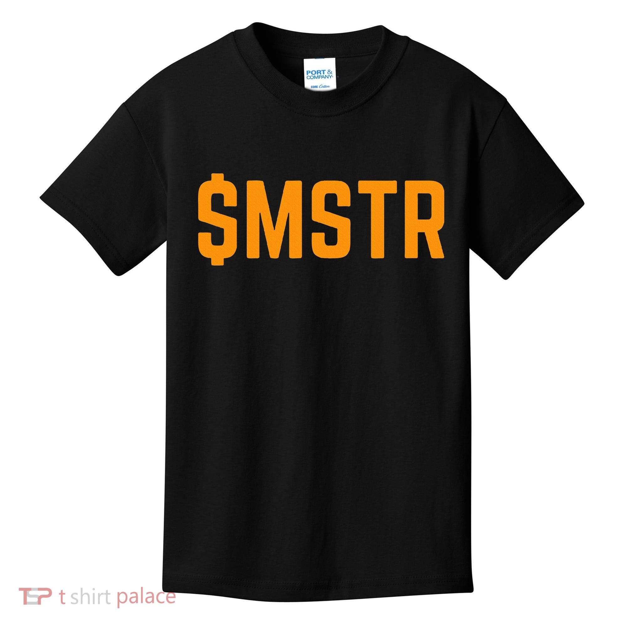 Microstrategy $Mstr Michael Saylor Bitcoin Kids T-Shirt