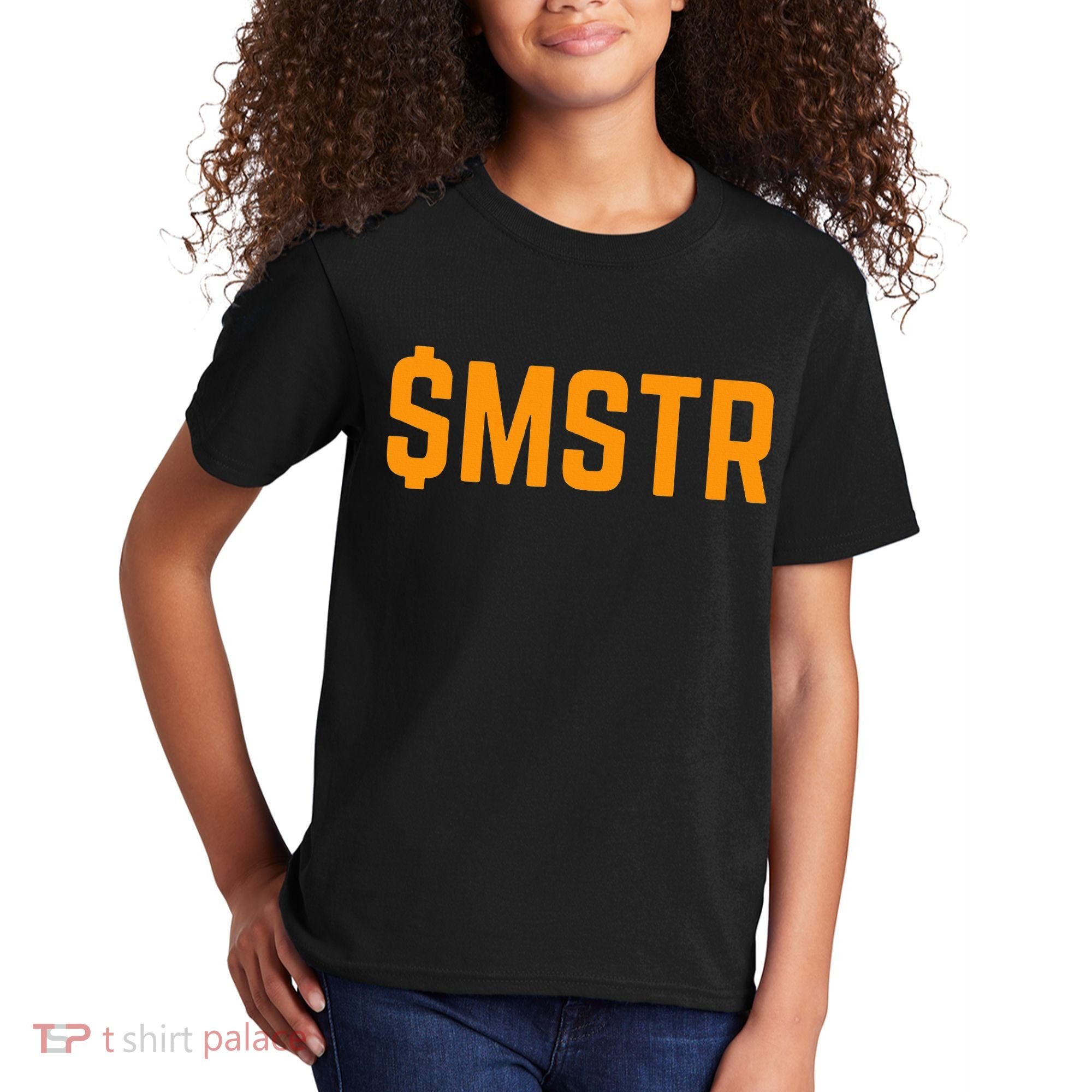 Microstrategy $Mstr Michael Saylor Bitcoin Kids T-Shirt