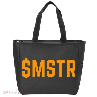 Microstrategy $Mstr Michael Saylor Bitcoin Tote Bag