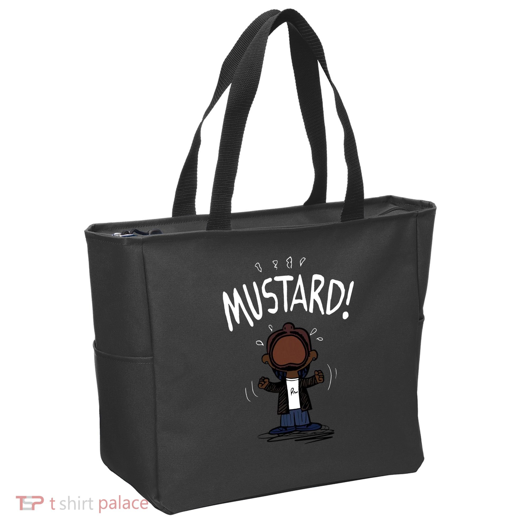 Mustard Meme Tote Bag