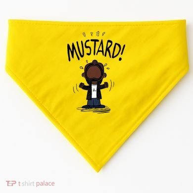 Mustard Meme USA-Made Doggie Bandana