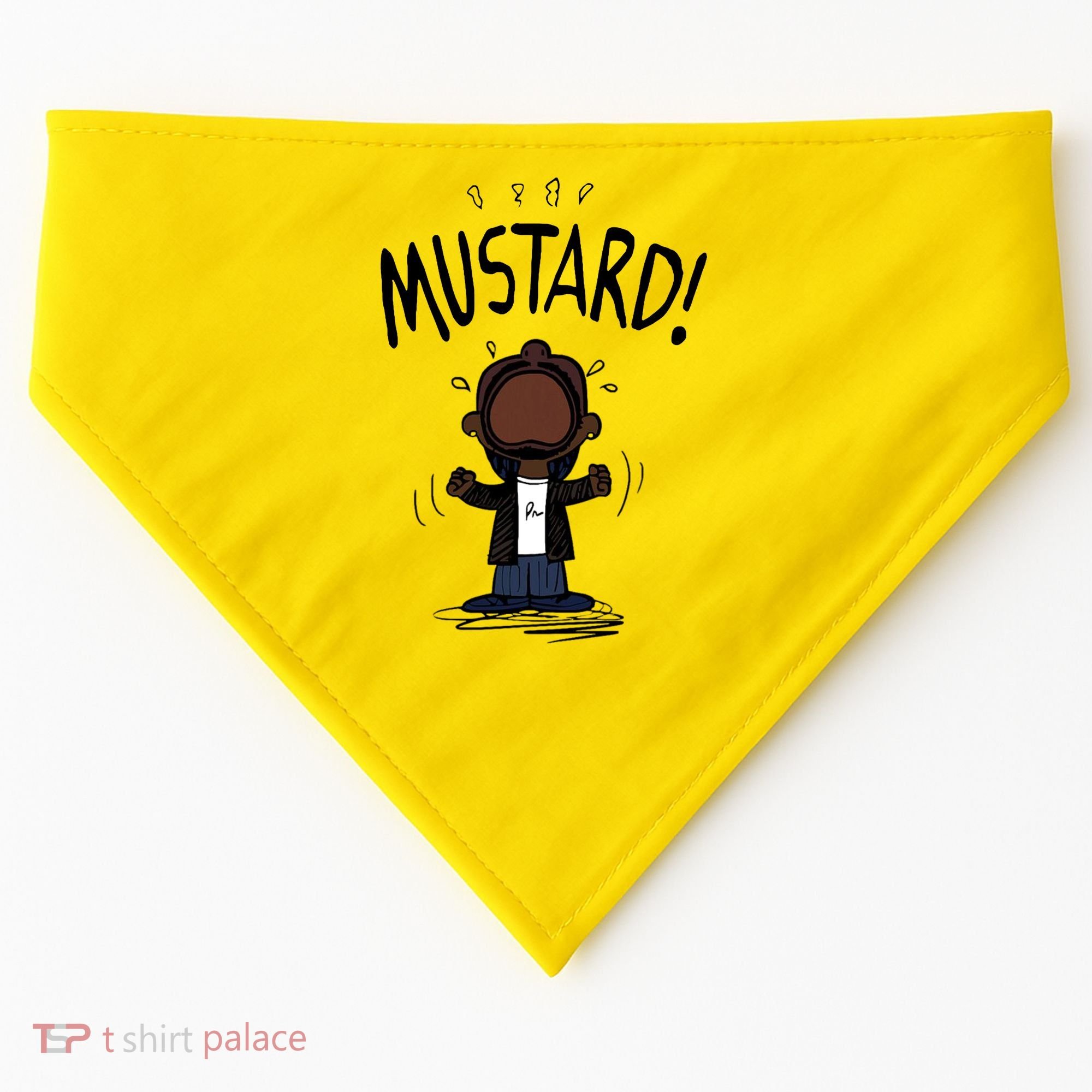 Mustard Meme USA-Made Doggie Bandana