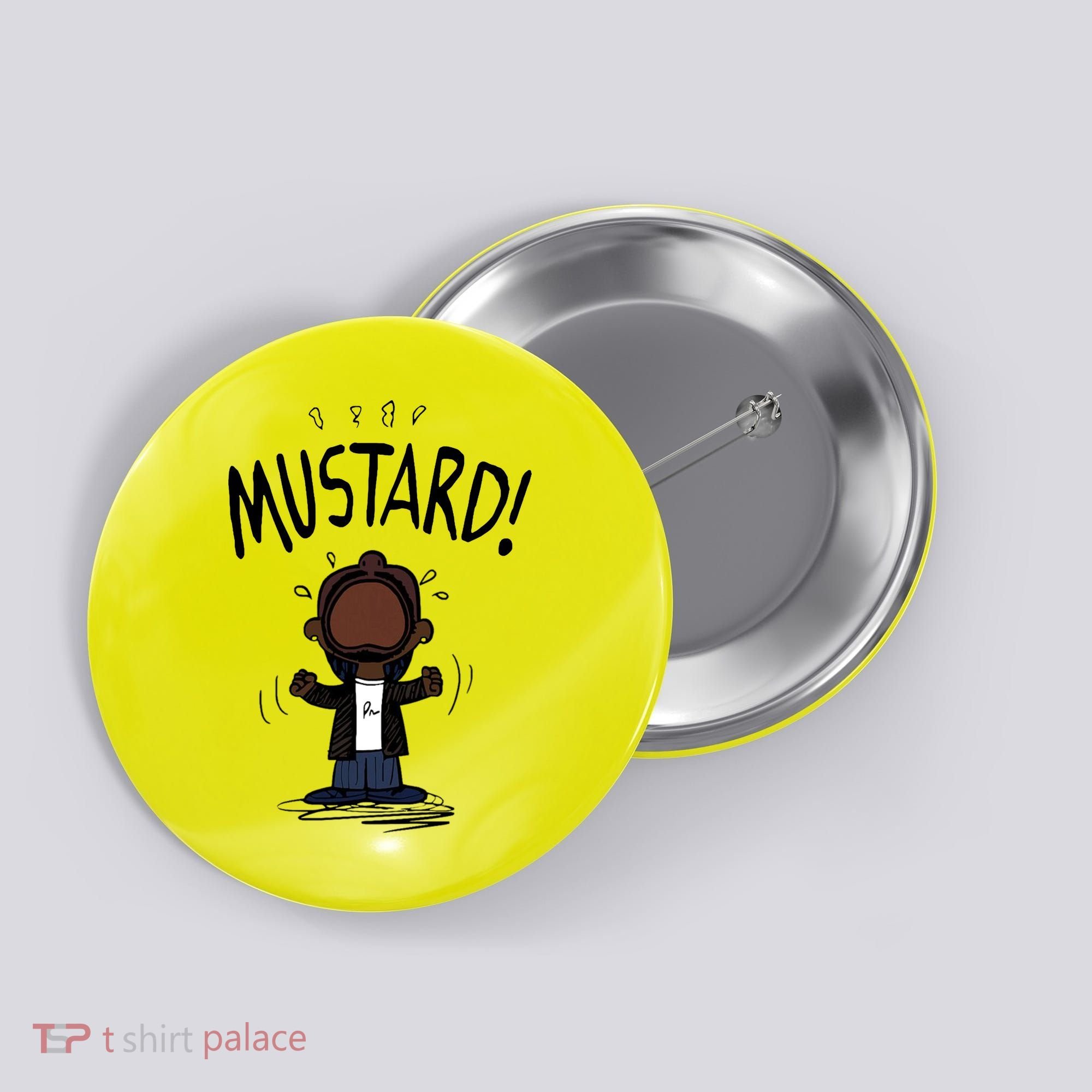 Mustard Meme Button