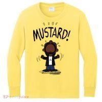 Mustard Meme Kids Long Sleeve Shirt thumb 0