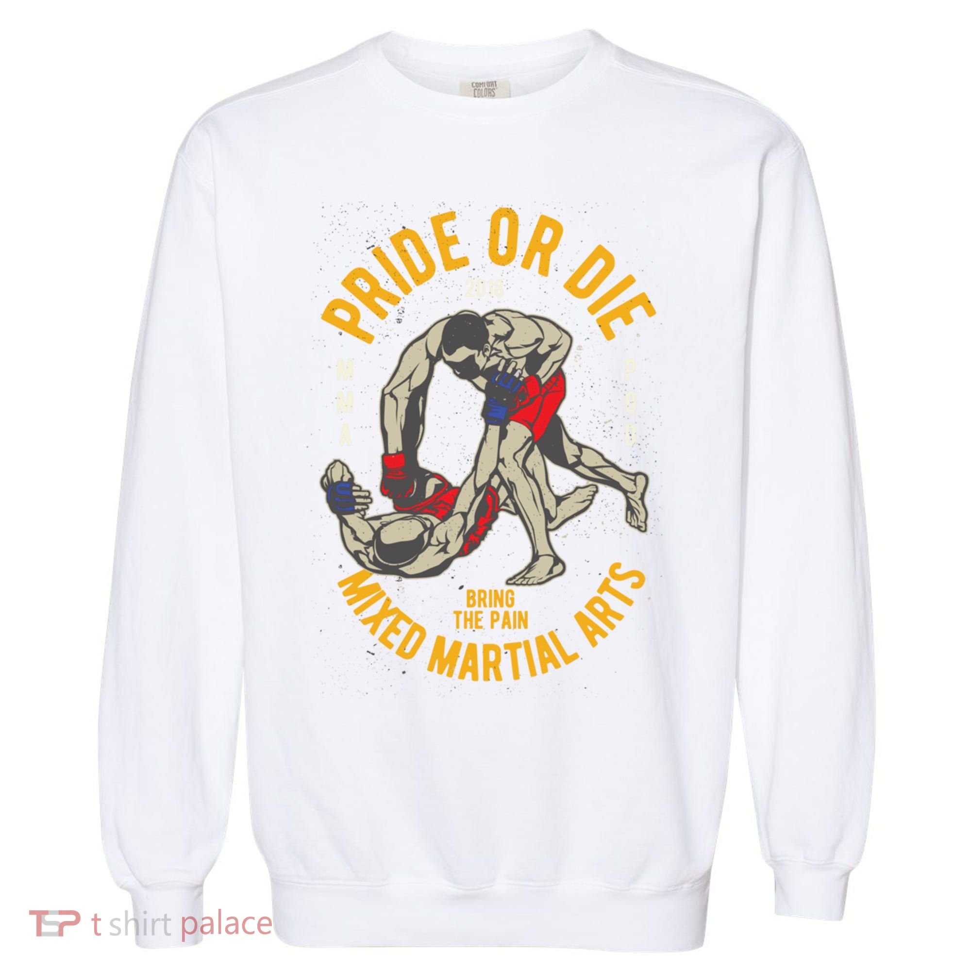 Mma Mixed Martial Art Gift Garment-Dyed Sweatshirt