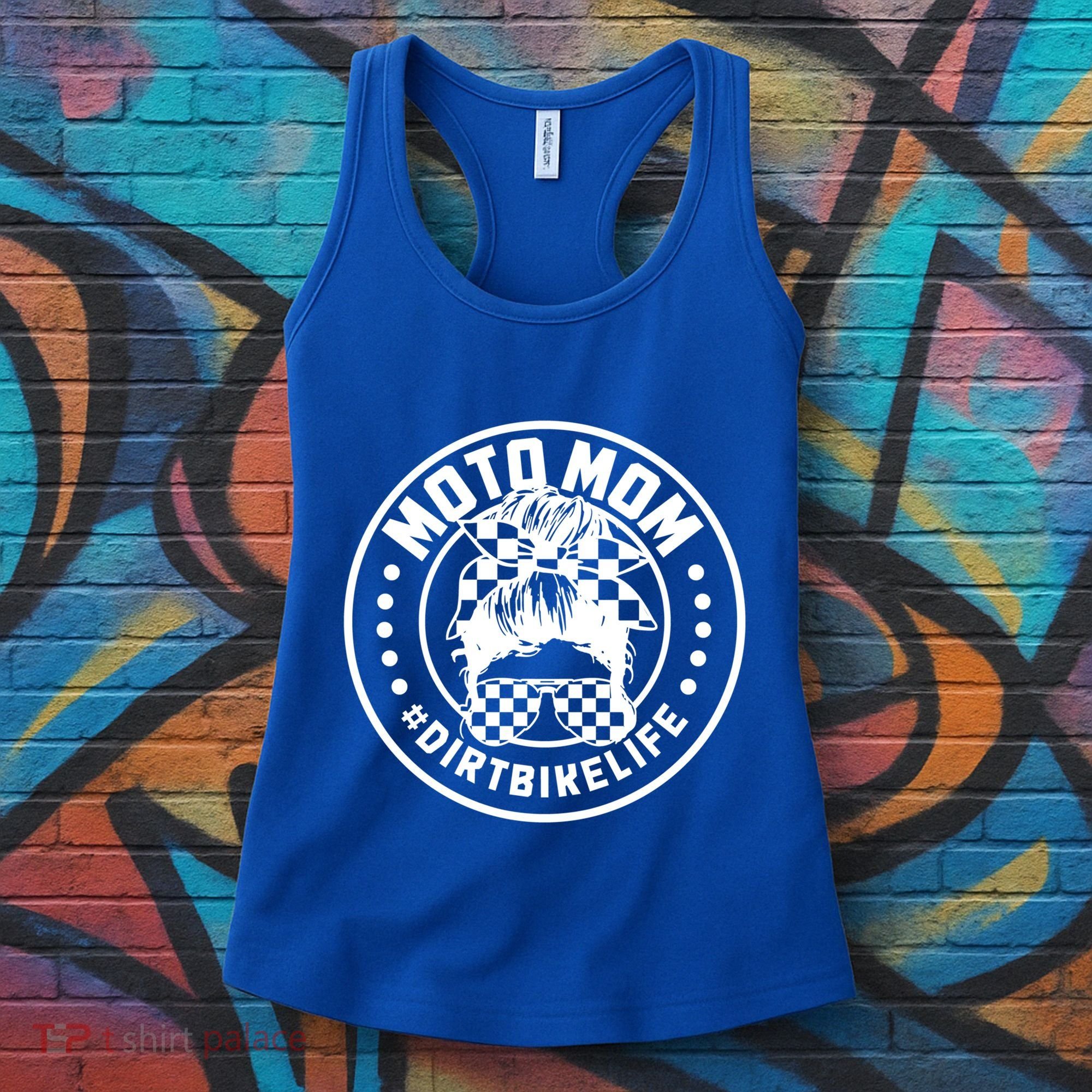Motocross Moto Mom Dirt Bike Motorcycle Mx Racing Gift Women's Tank Top