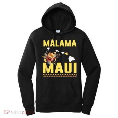 Malama Maui Malama Strong Hawaii Women's Hoodie