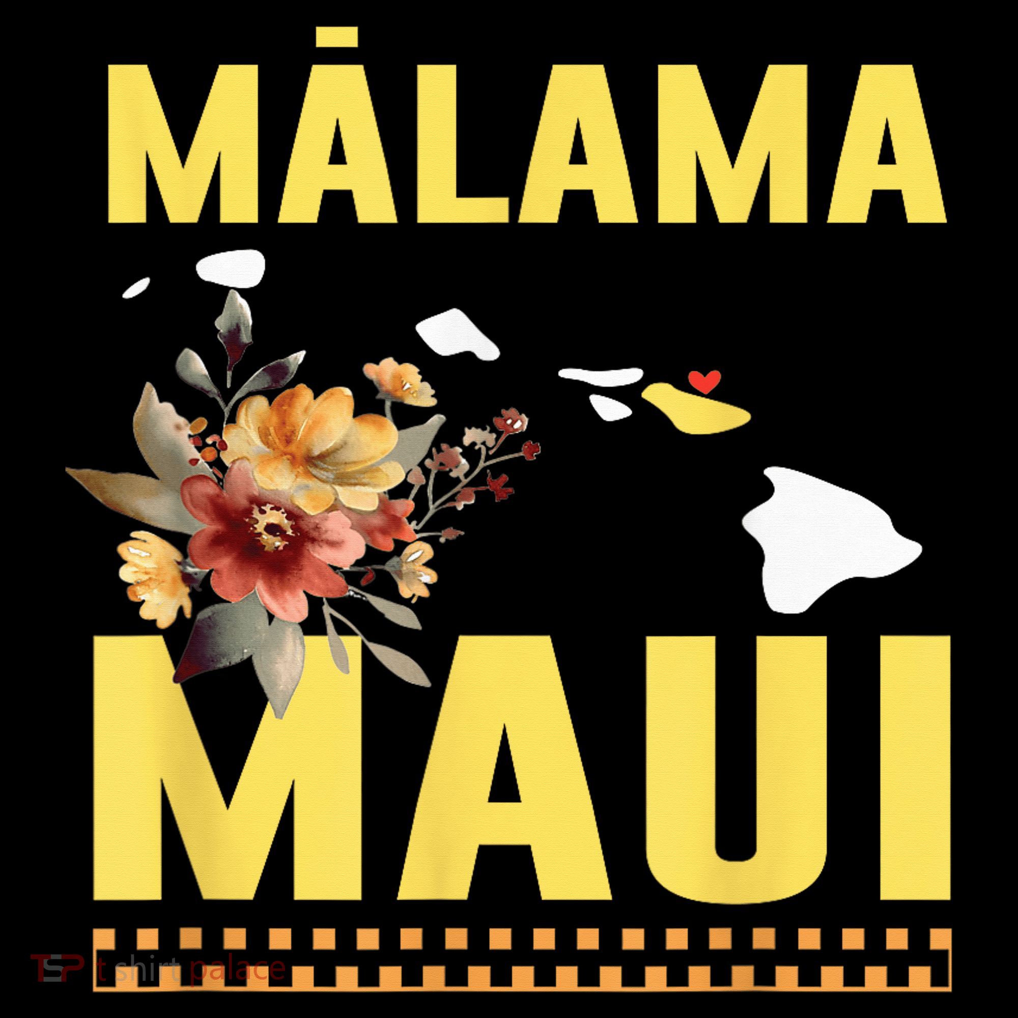Malama Maui Malama Strong Hawaii Women's Hoodie