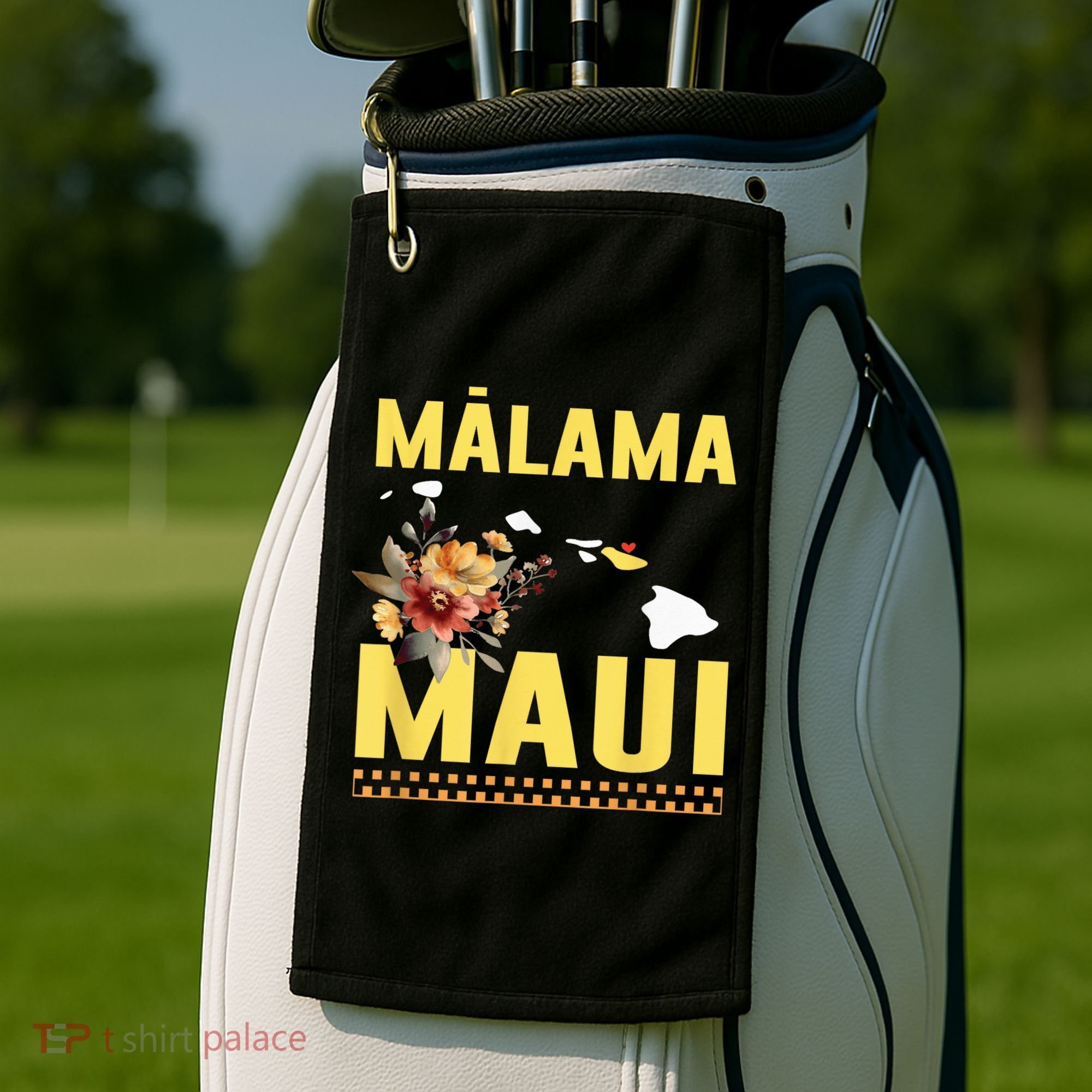 Malama Maui Malama Strong Hawaii Golf Towel