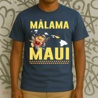 Malama Maui Malama Strong Hawaii T-Shirt thumb 3