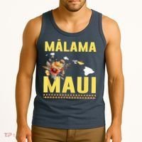 Malama Maui Malama Strong Hawaii Tank Top thumb 3