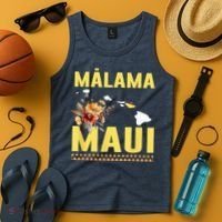 Malama Maui Malama Strong Hawaii Tank Top thumb 4