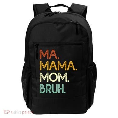 Ma Mama Mom Bruh Vintage Retro Backpack