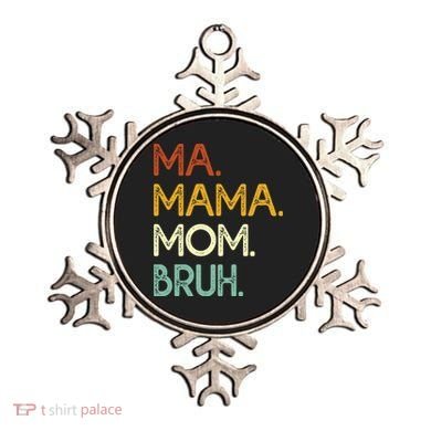 Ma Mama Mom Bruh Vintage Retro Ornament