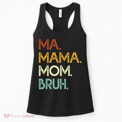 Ma Mama Mom Bruh Vintage Retro Women's Tank Top