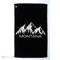 Montana Montana Mountain Gift Cool Montana Golf Towel thumb 0