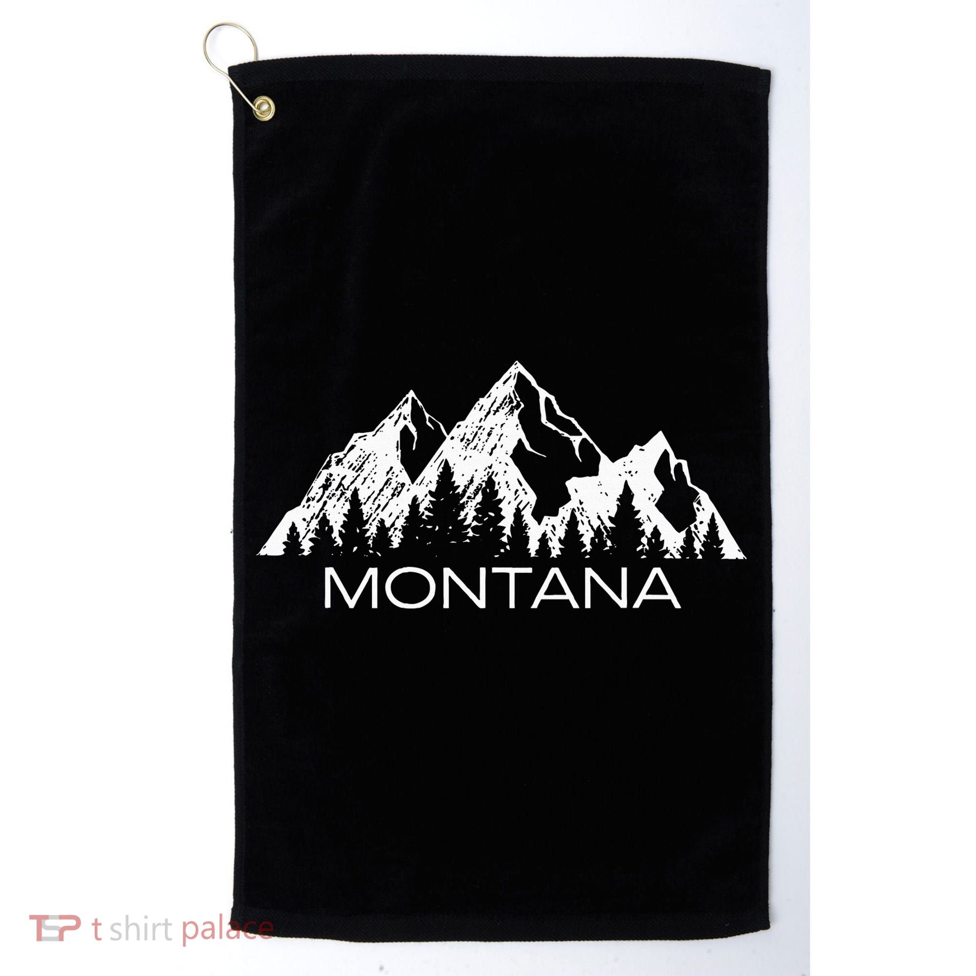 Montana Montana Mountain Gift Cool Montana Golf Towel