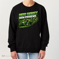 Mow Money Mow Problems Funny Landscaping Company Women's Sweatshirt thumb 0