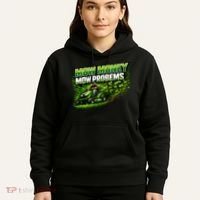 Mow Money Mow Problems Funny Landscaping Company Hoodie thumb 5