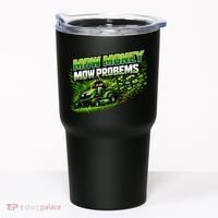 Mow Money Mow Problems Funny Landscaping Company Tumbler thumb 0