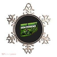 Mow Money Mow Problems Funny Landscaping Company Ornament thumb 0
