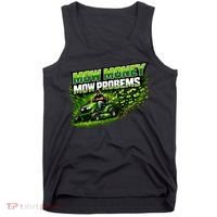 Mow Money Mow Problems Funny Landscaping Company Tank Top thumb 0