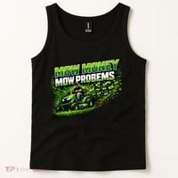 Mow Money Mow Problems Funny Landscaping Company Tank Top thumb 2