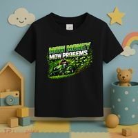 Mow Money Mow Problems Funny Landscaping Company Toddler T-Shirt thumb 3