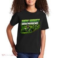 Mow Money Mow Problems Funny Landscaping Company Kids T-Shirt thumb 2