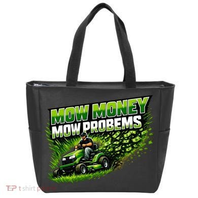 Mow Money Mow Problems Funny Landscaping Company Tote Bag
