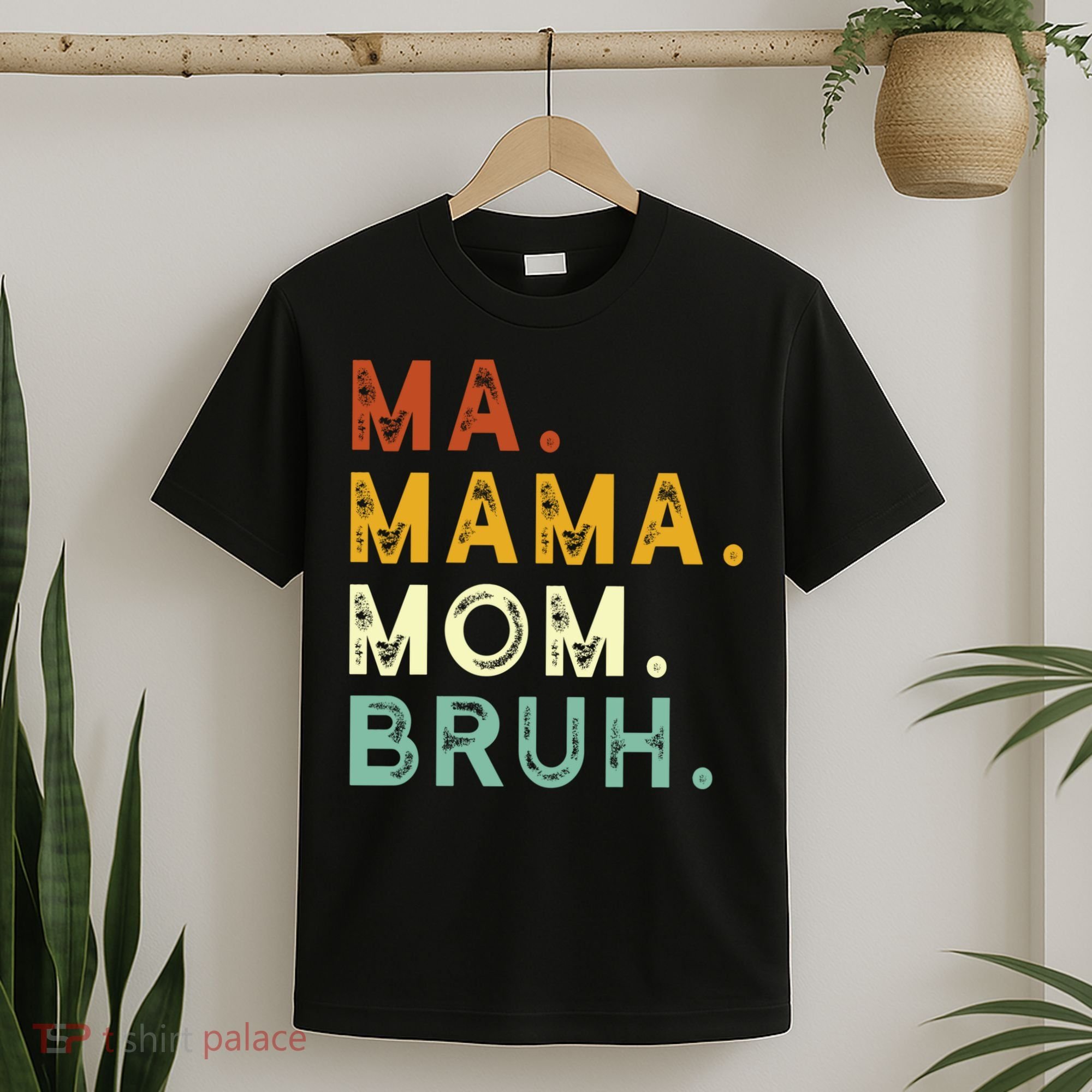 Ma Mama Mom Bruh Vintage Retro T-Shirt