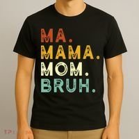 Ma Mama Mom Bruh Vintage Retro T-Shirt thumb 3